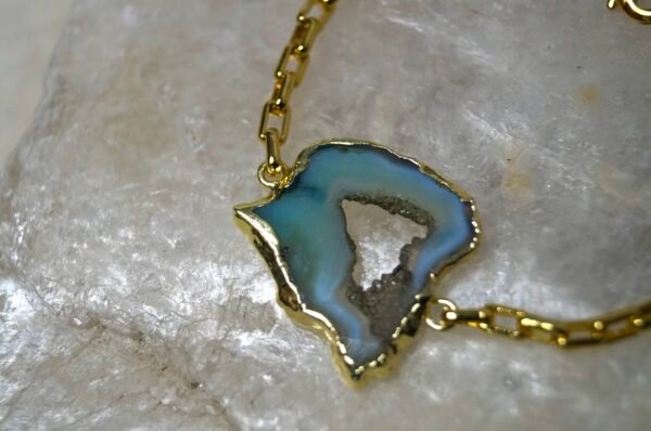 Pulsera Geoda de Ágata
