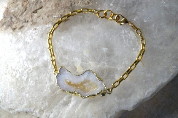 Pulsera Geoda Cristal
