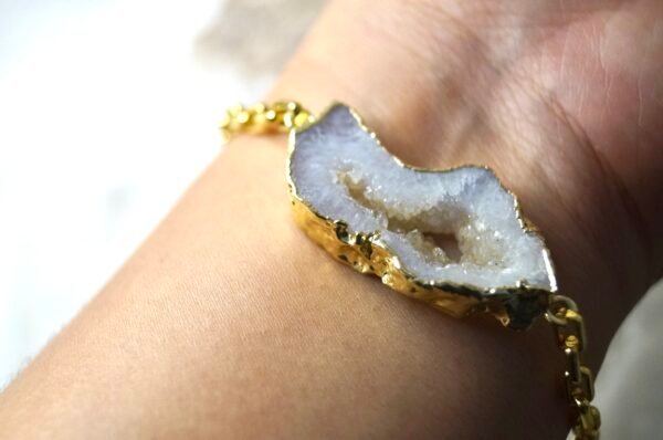 Pulsera Geoda Cristal