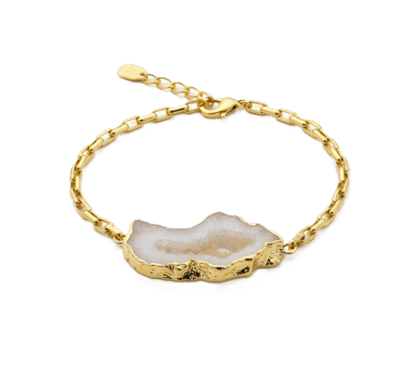 Pulsera Geoda Cristal
