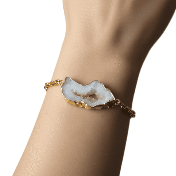 Pulsera Geoda Cristal