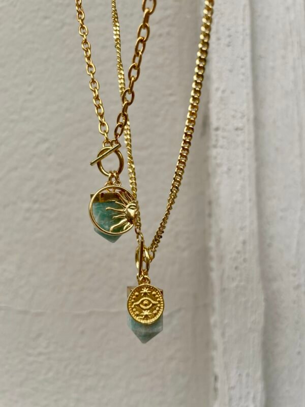 Collar Péndulo Amazonita