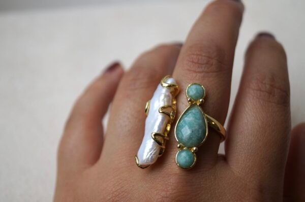 Anillo Alba Amazonita