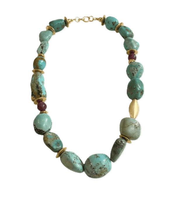 Collar Boho Turquesa